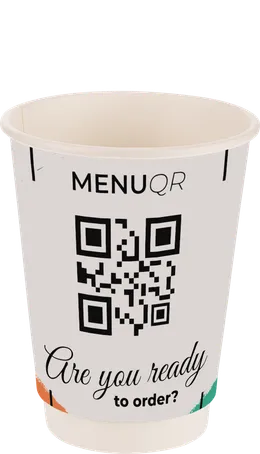 Double Wall To Go Becher 12oz in einer dritten Designvariante