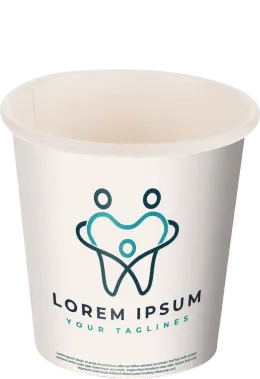 Single Wall To Go Becher 4oz mit individuellem Design